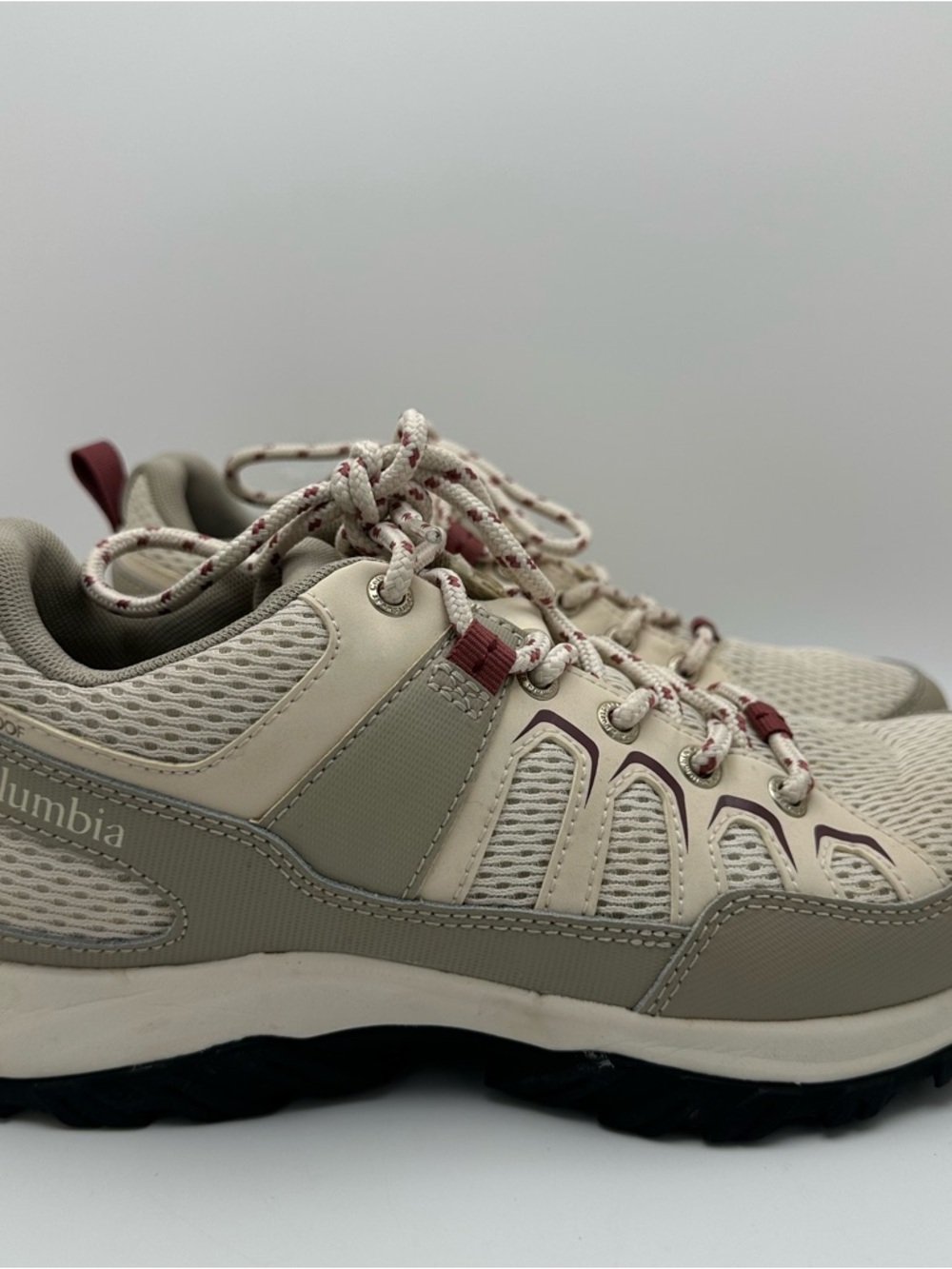 Columbia Women’s BK2139-102 Trail Hiking Shoes Tan Waterproof Sneakers Sz 8W - Picture 6 of 12